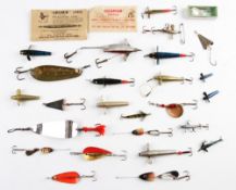Collection of assorted lures (25#) - makers incl Carter London, CF & Walker, Hardy Bros, Gibbs