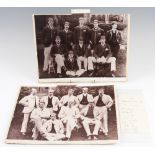 Cambridge / Oxford University 1889 boat crew prints - 2 prints featuring the eight crews named