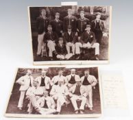 Cambridge / Oxford University 1889 boat crew prints - 2 prints featuring the eight crews named