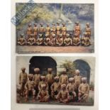 India & Punjab – Sikh Officer WWI Postcard - Two original vintage postcards showing Sikh Native