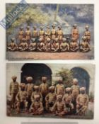 India & Punjab – Sikh Officer WWI Postcard - Two original vintage postcards showing Sikh Native