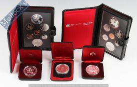 Royal Canadian Mint Canadian Coins: To include 1981 set and 1983 both having $1 silver coins in