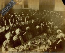 India & Punjab – Kapurthala State Banquet - A large original albumen photograph of the 1911 State