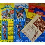 Selection of Harlem Globetrotters tour match programmes to include 1950 (plus 2 tickets), 1955,