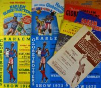 Selection of Harlem Globetrotters tour match programmes to include 1950 (plus 2 tickets), 1955,