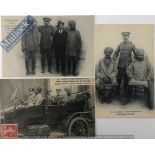 India & Punjab – Sikh, French & Hindu Officer in France Three vintage WWI postcards showing the same