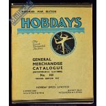 Hobdays General Merchandise Catalogue. Abridged War Edition Winter 1940 - A 128 page scarce war time