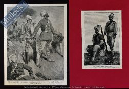 India & Punjab – Lord Roberts’s Faithful Sikh Orderlies 1901 print – after a sketch by Col,