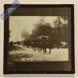 India – Indian Troops in France Glass Lantern Slide Photograph Circa 1915 showing Indian Lancer