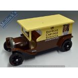 Children’s Sit on GWR Carrier with ‘GWR Express Cartage Service Ludlow Station 8733’ Decals in brown