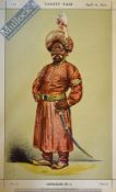 India – The Nawab Nazim of Bengal, Behar and Orissa Vanity Fair Original 1870 Chromolithograph