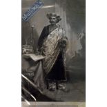 India – Scarce ‘Prince’ Baboo Dwarkanath Tagore Portrait Engraving 1846 - original painting by F.