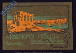 Egypt - Luxor Hotel Circa 1900 Booklet with 11 full page photographs of Pagnon’s Hotel at Luxor