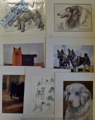 Large selection of Dog Prints: Featuring various makes all mounted ready for framing (23)