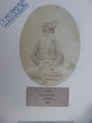 India & Punjab – Sikh Akali Devotee Of Lahore - An albumen portrait photograph of An Akali, c.