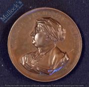 Entertainment George Frederick Handel Commemorative Bronze Medallion 1859 The Great Centenary