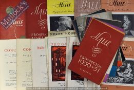 Selection of ‘Hallé’ Magazine for the Music Lover – a large selection of 190s onwards magazines,