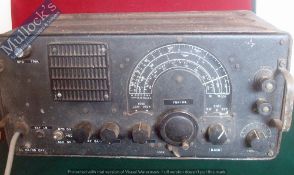 WWII Aircraft Radio - Radio receiver 44w x 26d x 20h cm (Please note not tested)