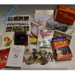 Mixed Box of Collectables to include an array of items, such as Military Merit medallion,