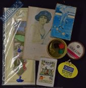 Golfing Memorabilia includes Kargo card game, IEC Golf game, Cash’s silk book marker and 1998