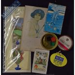 Golfing Memorabilia includes Kargo card game, IEC Golf game, Cash’s silk book marker and 1998
