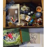 Mixture of Golfing Items includes Golf collector’s society magazines, US Open DVD boxed, mugs,