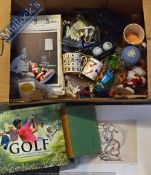 Mixture of Golfing Items includes Golf collector’s society magazines, US Open DVD boxed, mugs,