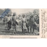 India & Punjab – Sikhs at Hampton Court Postcard A vintage postcard showing Sikh Officers, titled ‘
