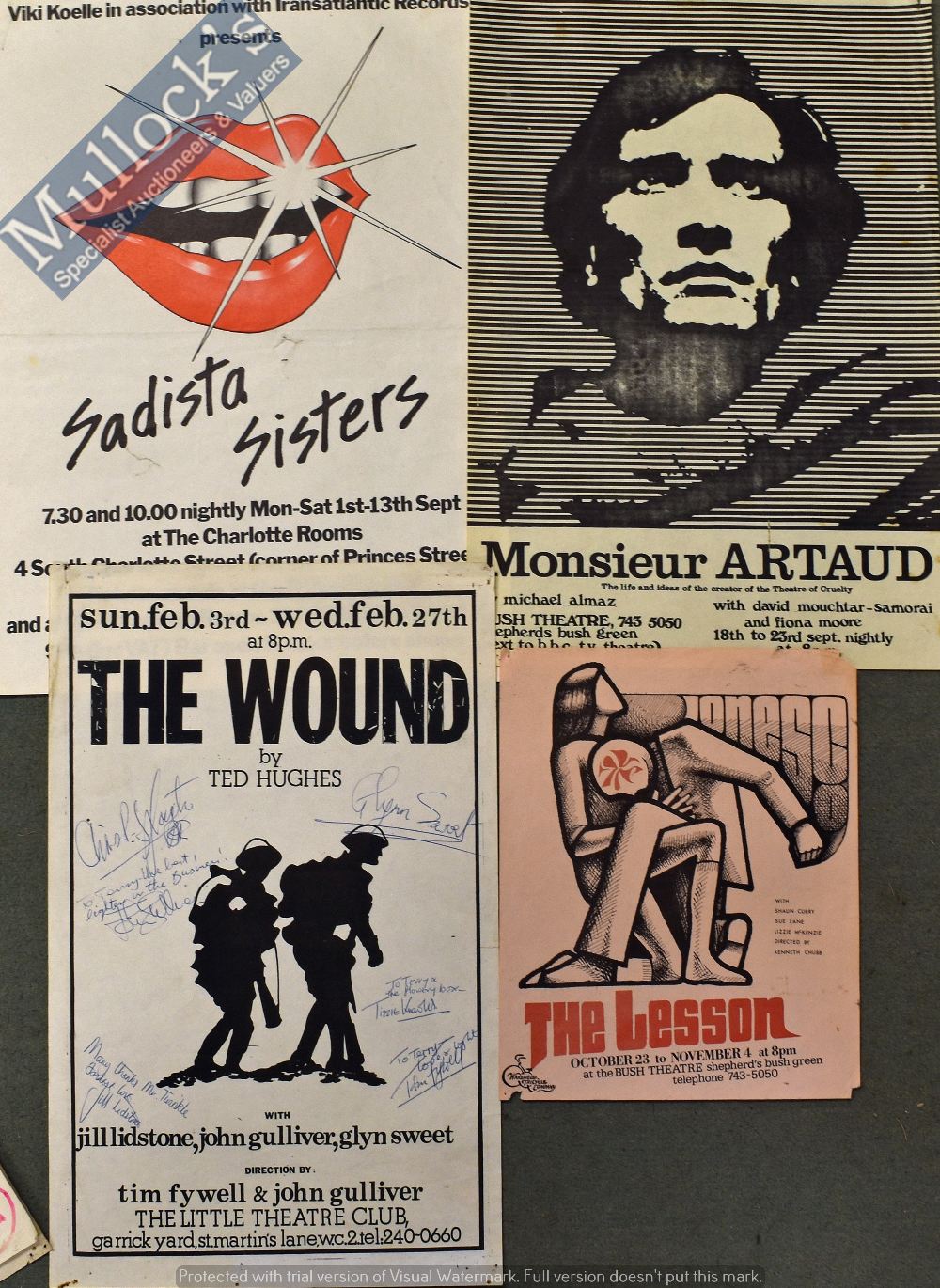 Theatre Posters – 10x Various Theatre Posters to include The Wound signed by Directors and Cast (The - Image 2 of 2