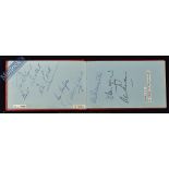 Autograph Album Featuring many famous names to include Kenny Lynch, Billy Wright, Charley Drake,