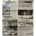 Cuba – Fidel Castro (1926-2016) Tributed Newspapers- includes ‘Granma’ dated 29 November 2016,