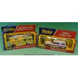 Dinky Toys 243 Volvo Police Car Diecast Model Together with 263 Airport Fire Rescue Tender in