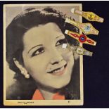 Original 8" x 10" promotional photo of a star "Libertad Lamarque" printed on card stock for "La