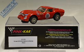 Scalextric/Slot Cars - Pink-Kar CV 052 Ferrari 250 GTO Rallye de Gerona (Rojo) in red with No81