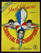 Festival of Britain - Special Boxing Evening Of 8 Fights Entitled “Carnival Of Champions For The