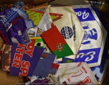 Large Selection of Football Pennants featuring Ajax, Cock City, Ancona Calcio, Boavista FC,