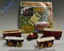 ‘The County of Salop Steam Engine Society’ Corgi Fowler B6 Diecast Models both loose together with