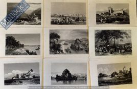 Circa 1860 Engravings - Featuring India’s monuments and places together with a map (32)