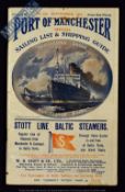 Port Of Manchester Official Sailing List & Shipping Guide September 1912 - An extensive 104 page