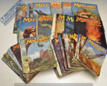 WWII Era - 69x Meccano magazine 1940-1945 and 1947 – appears complete apart from 3 issues in 1941.