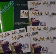 Golfing First Day Covers featuring Ireland and The Ryder Cup 50th Anniversary 6 cover the same in