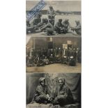 India & Punjab – Sikh Prisoners at German Camp Three early vintage WWI German Propaganda postcards