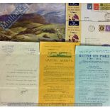 B.O.A.C. Comet Jetliner Service First Day Covers postmarked 1952 together with Francis J. Field