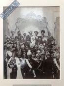 India & Punjab – Indian Rulers At 1905 Durbar Photograph - A large antique photograph of Indian