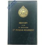 India & Punjab – History Of 1st Punjab Regiment Book - A first edition of History of the 3rd