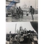 India & Punjab – 1984 Sikh Riots -Two original old large press photographs of the Indian Army