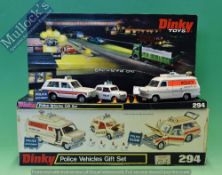 Dinky Toys Police Vehicle Gift Set Diecast Model 294 to consist of Mini Cooper, Land Rover, Ford