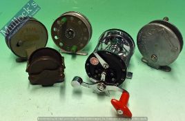 Selection of Fishing Reels To include A Harrington The Little Kraka, The Bijou, L;Elite France,