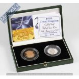 1998 Royal Mint Gold Proof 50p Coin set: 25th Anniversary EEC limited 634/1500 having 22ct gold