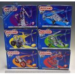 Meccano Motion System Models to include 1511 – 1516 all boxed, in good condition (6)